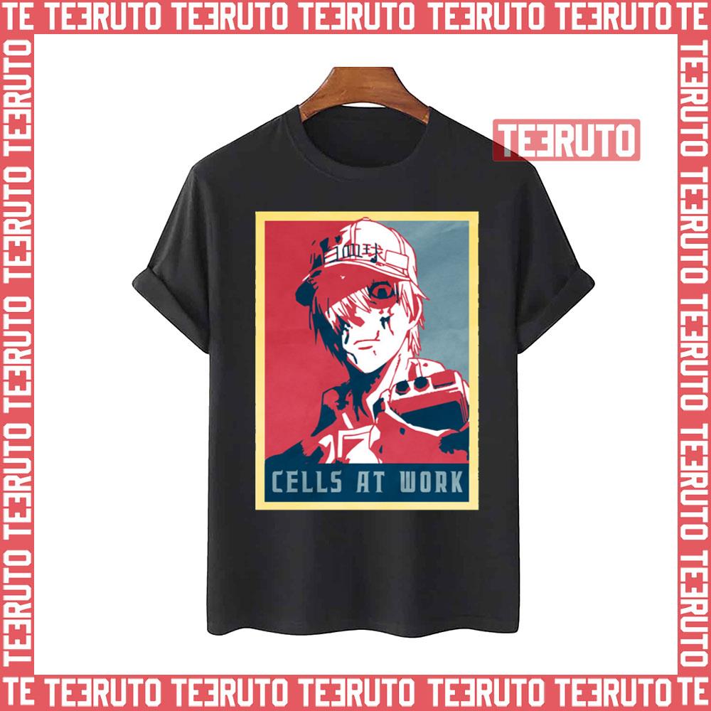 While Blood Cell Cells At Work Political Anime Unisex T-Shirt