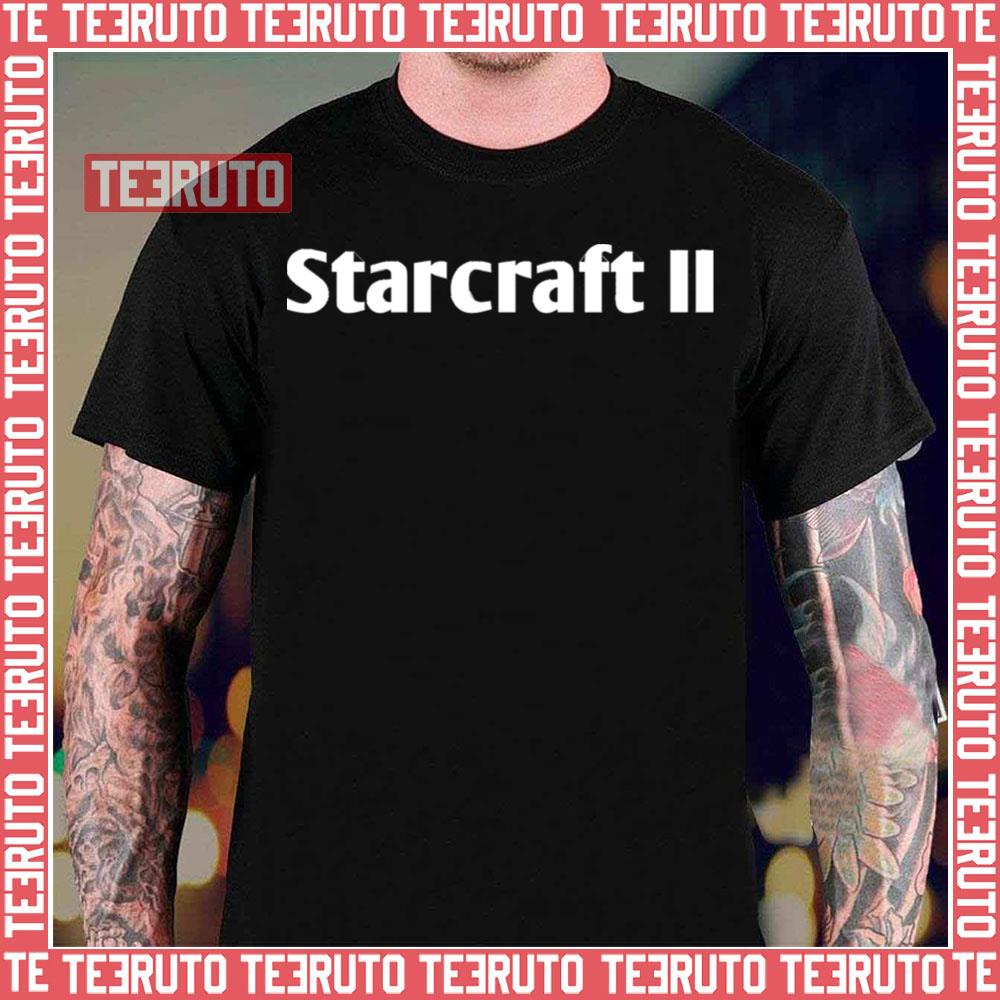 White Logo Version 2 Starcraft Unisex T-Shirt