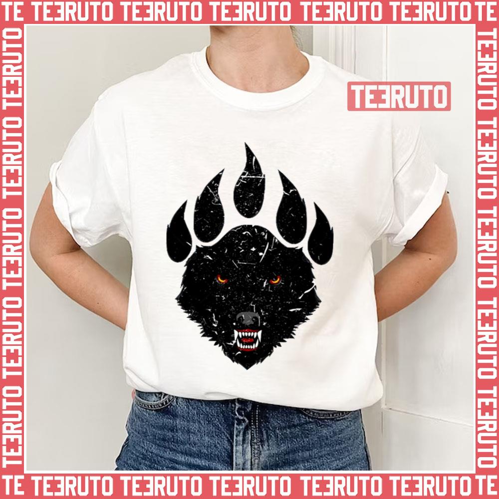 Wolf Claw Black Print Unisex T-Shirt