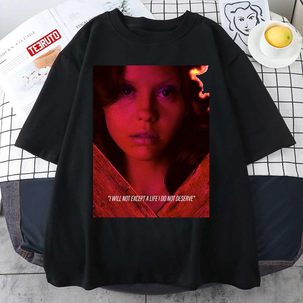 X Movie Re Invented Mia Goth Pearl Unisex T-Shirt