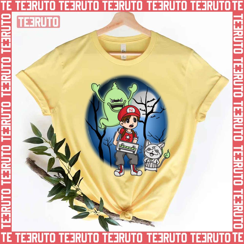 Yo Kai Mansion Halloween Design Unisex T-Shirt