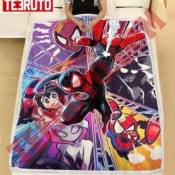 2023 Animated Spiderman Across Spiderverse Fleece Blanket