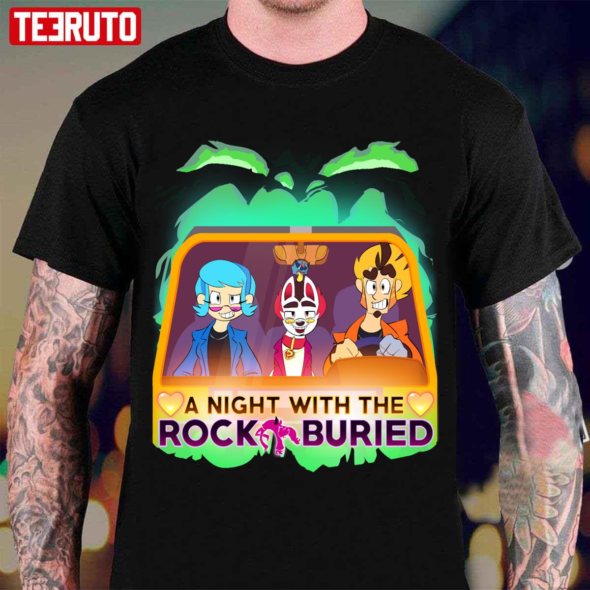 A Night With The Rock Buried Unisex T-Shirt