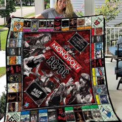 AC DC Band Monopoly Quilt Blanket