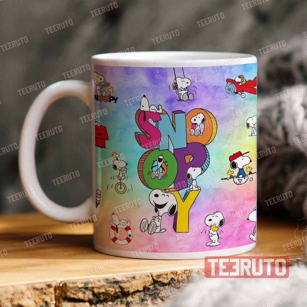 Adorable Snoopy Art Mug