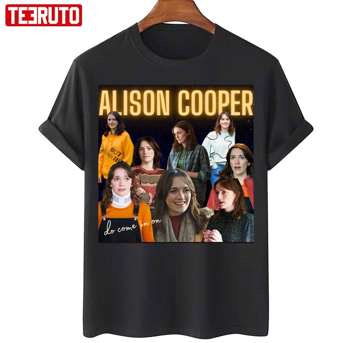 Alison Cooper Collagr Design Bbc Ghosts Unisex T-Shirt