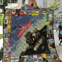 America’s World War II Monopoly Quilt Blanket