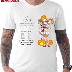 Aries Human Form Anime Halloween Collection Unisex T-Shirt