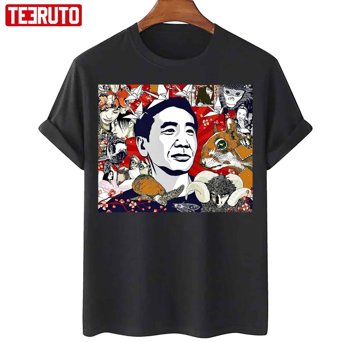 Art Mura Collage Haruki Murakami Unisex T-Shirt