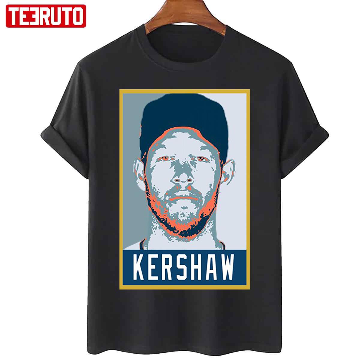 Artwork Baseball Player Clayton Kershaw Unisex T-Shirt