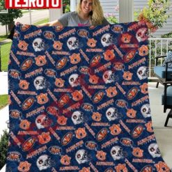 Auburn Allover Collegiate Quilt Blanket