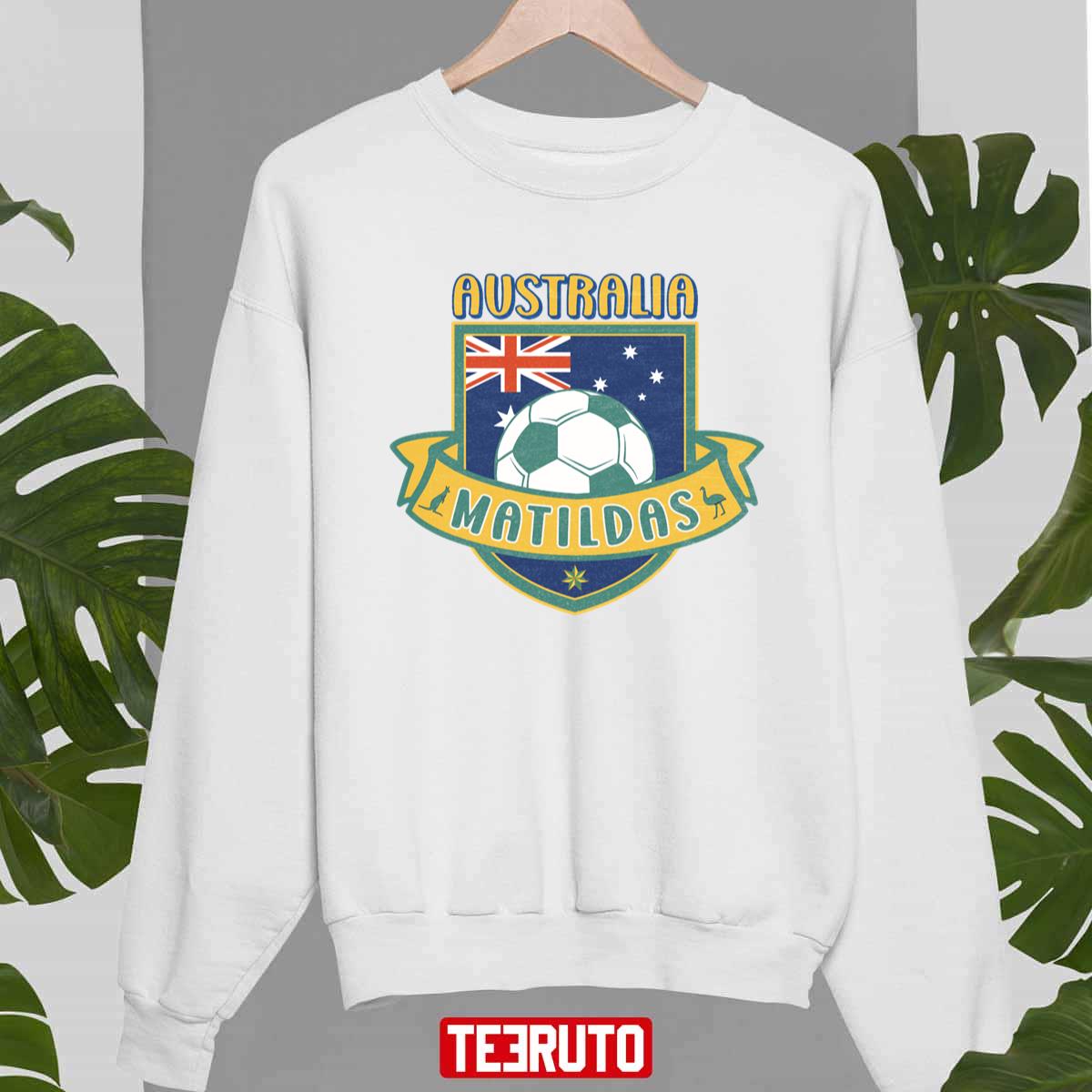 Australian Womens Soccer Crest Matildas Unisex Sweatshirt
