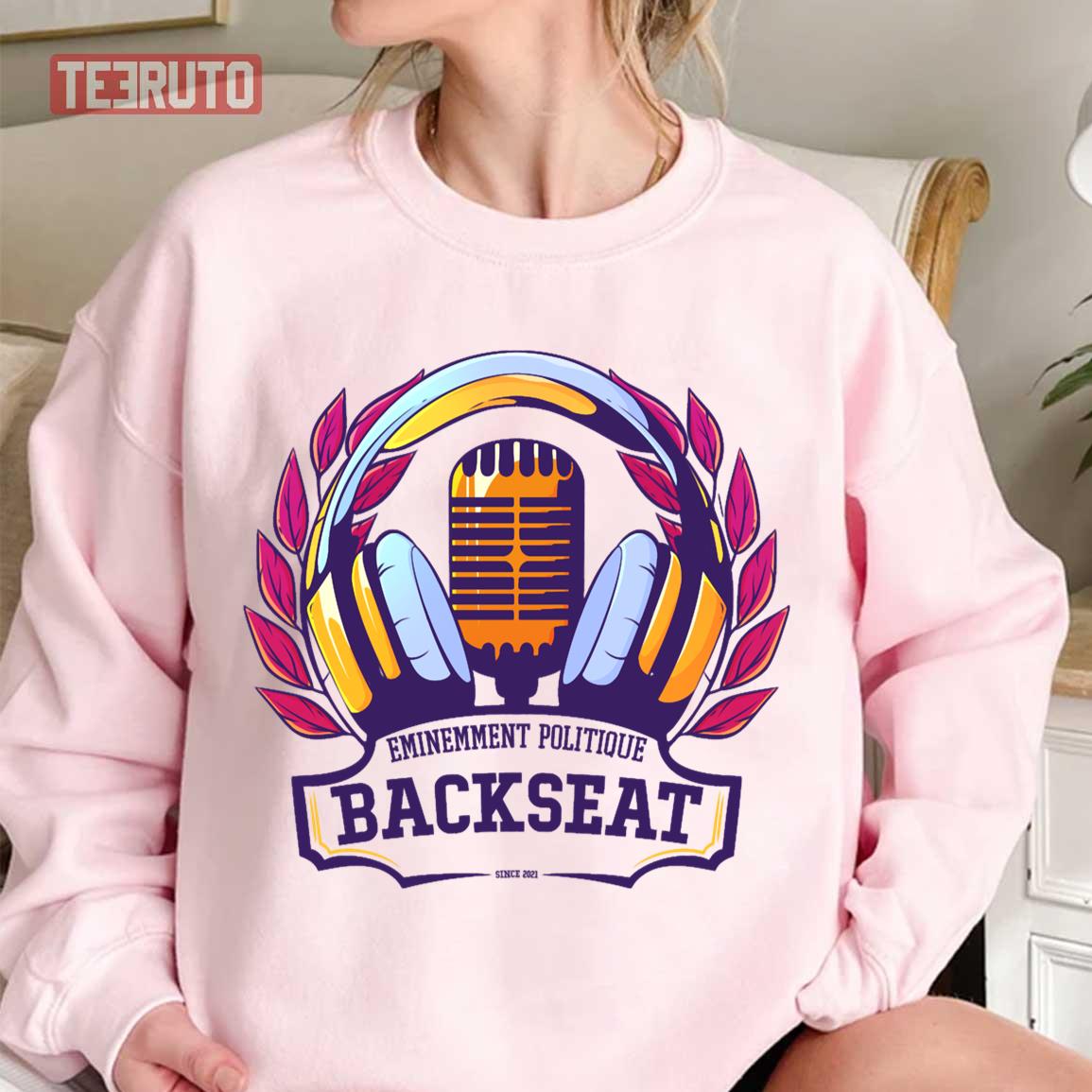 Backseat University Large Logo Unisex Sweatshirt