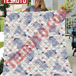 Be Happy Eeyore Heart Quilt Blanket