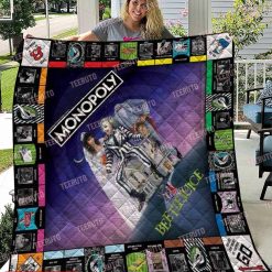 Beetlejuice Monopoly Quilt Blanket