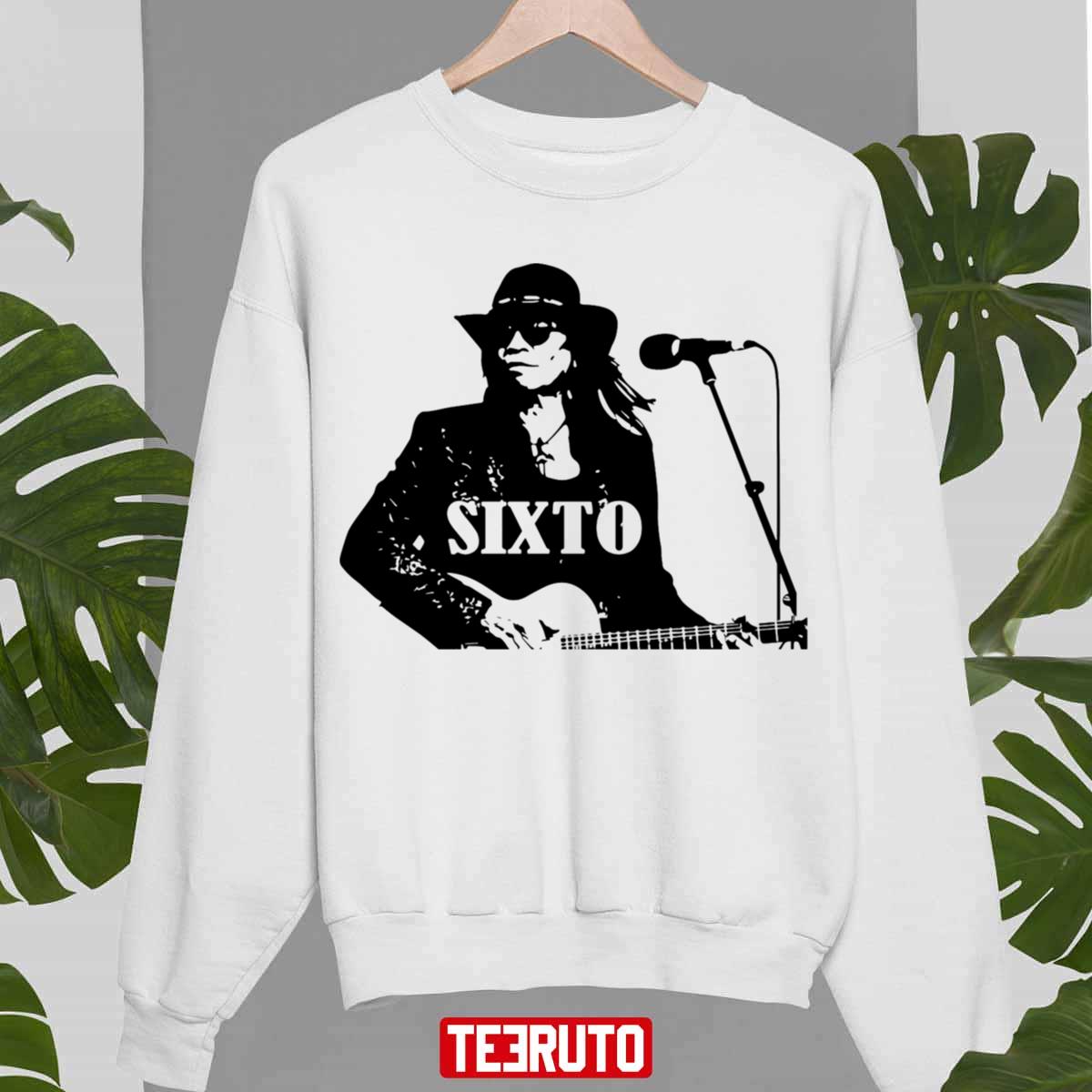 Black Iconic Art Sixto Rodriguez Unisex Sweatshirt