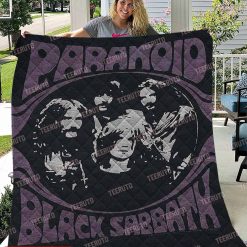 Black Sabbath Paranoid Quilt Blanket