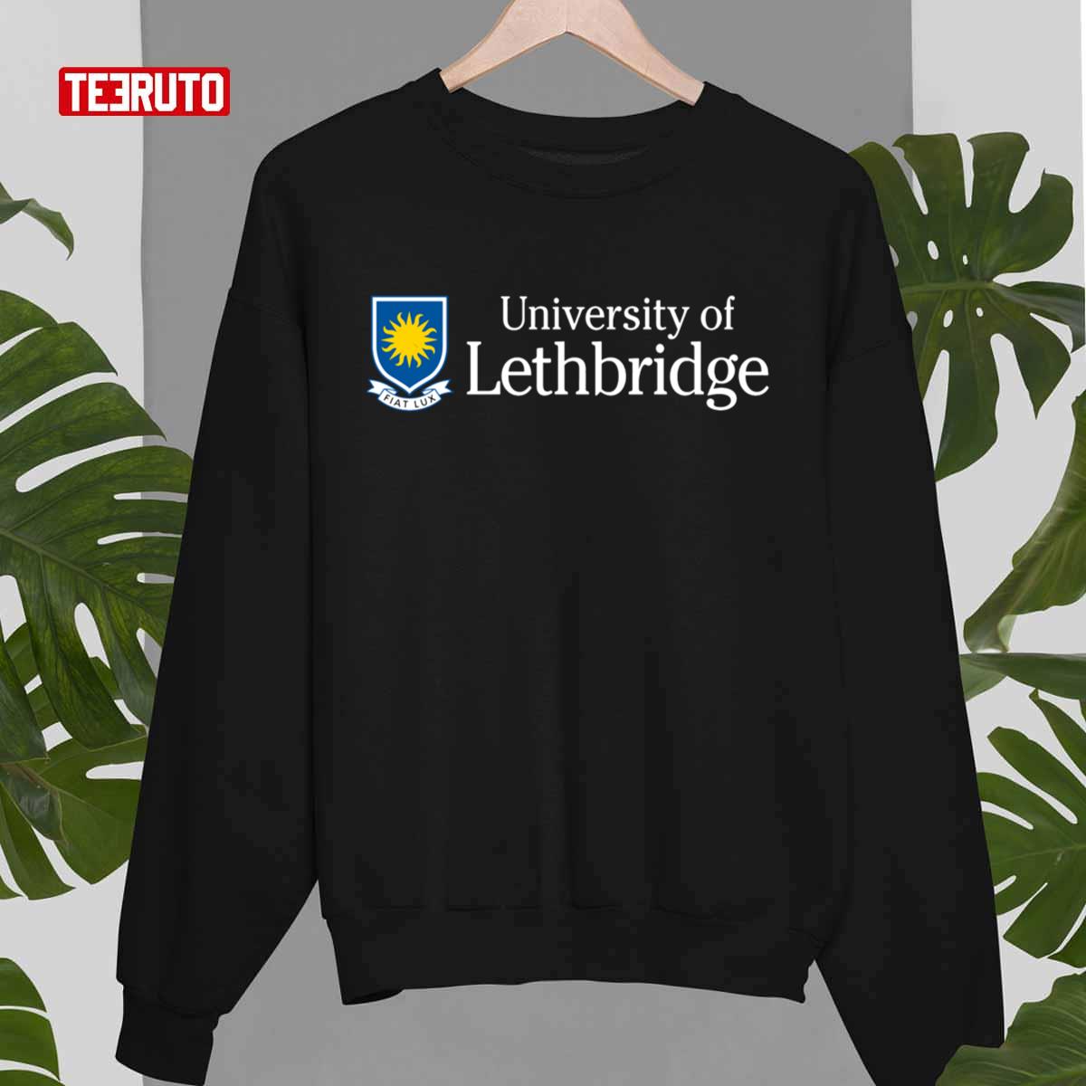 Black University Of Lethbridge Logo Text Unisex Sweatshirt