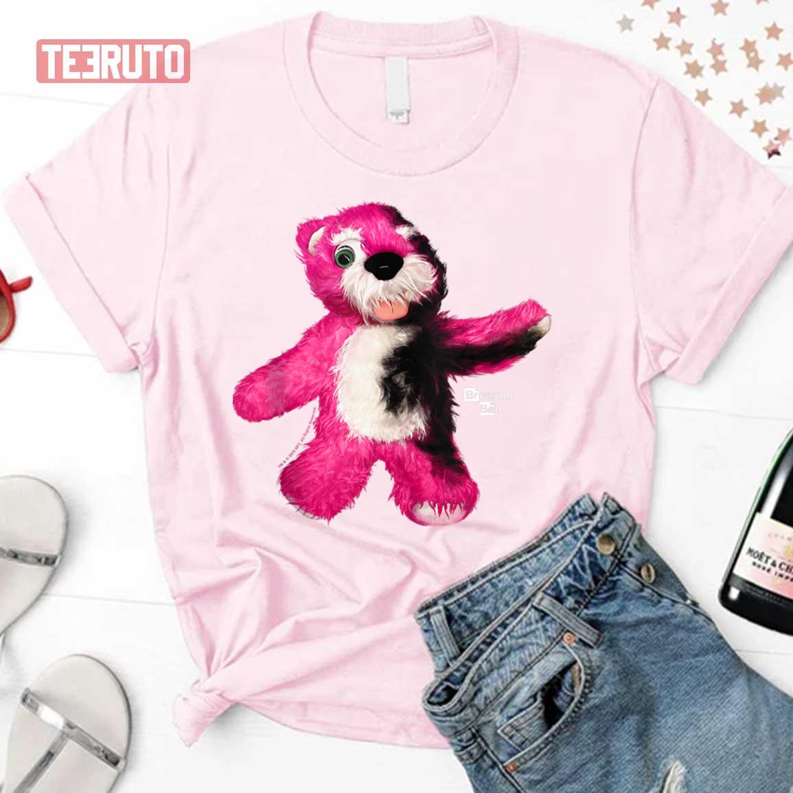 Burnt Pink Teddy Bear Portrait Breaking Bad Unisex T-Shirt