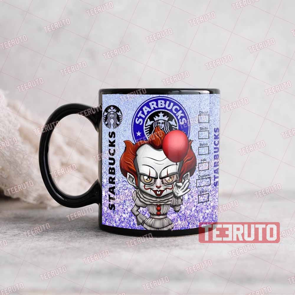 Chibi Pennywise Starbucks Mug