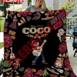 Coco Disney Cartoon Quilt Blanket
