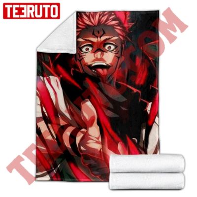 Cool Moment In Jujutsu Kaisen Fleece Blanket
