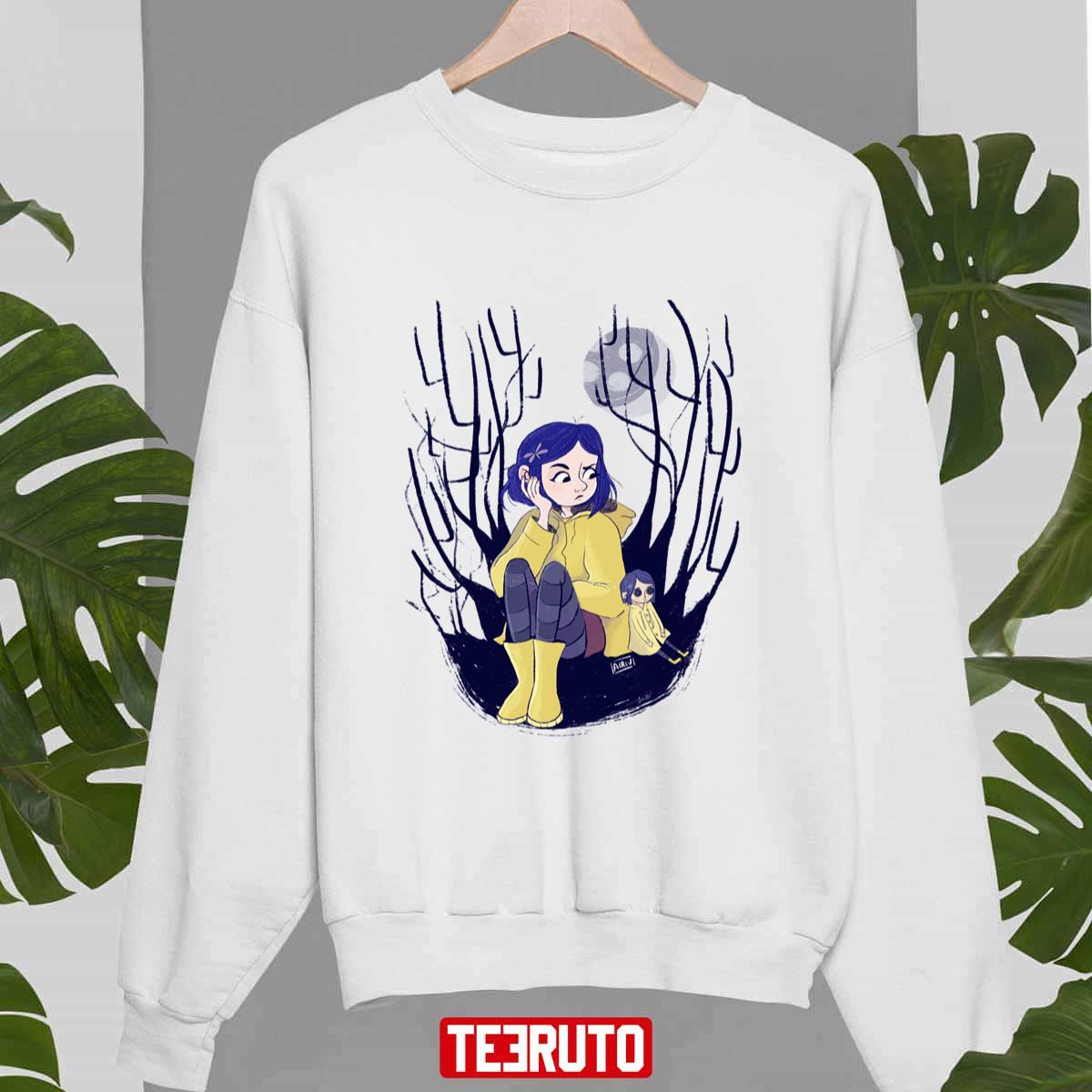Coraline Sitting Alone Unisex Sweatshirt