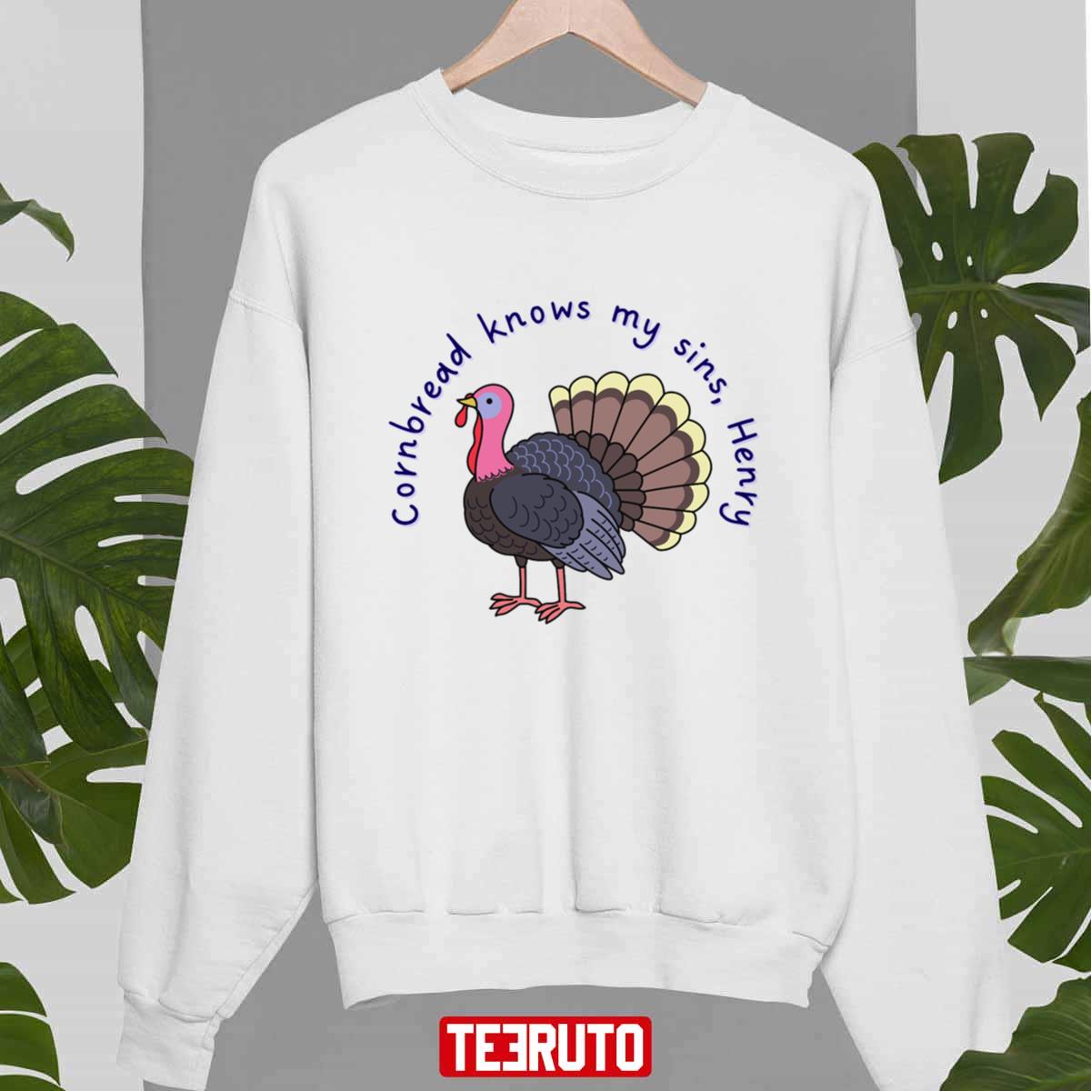 Cornbread Knows My Sins Henry Rwrb Red White And Royal Blue Unisex Sweatshirt