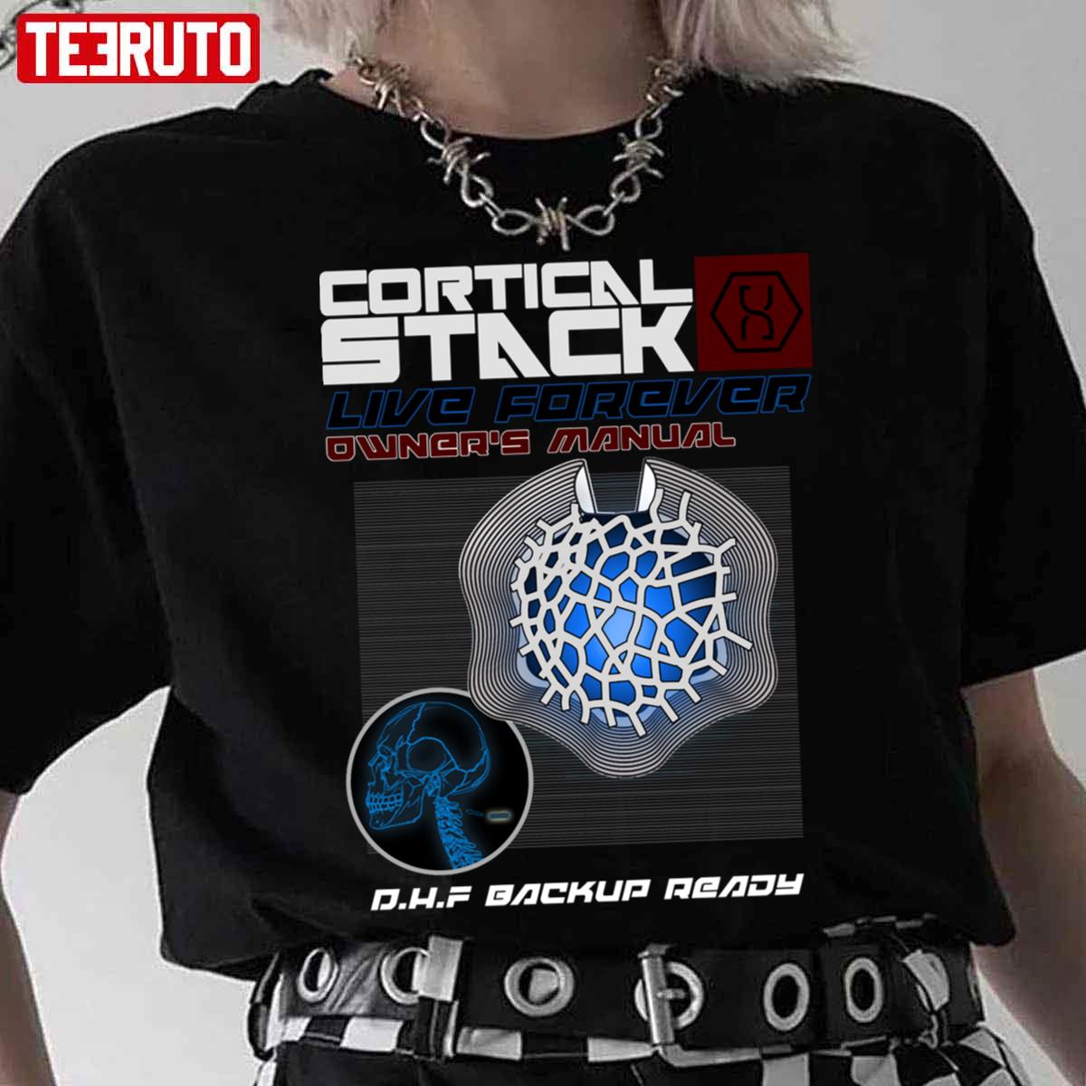 Cortical Stack Owners Manual Altered Carbon Unisex T-Shirt
