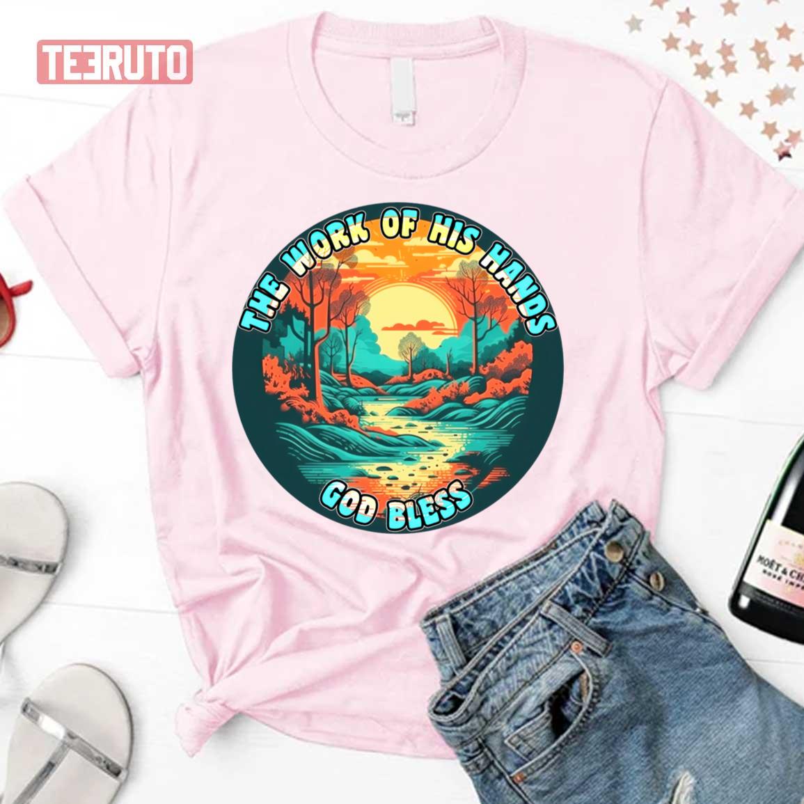 Creation Work Of His Hands Bible Verse Unisex T-Shirt