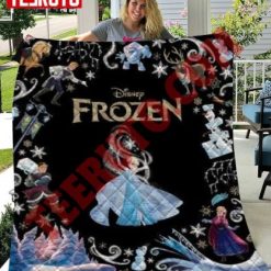 Elsa From Frozen Disney Quilt Blanket