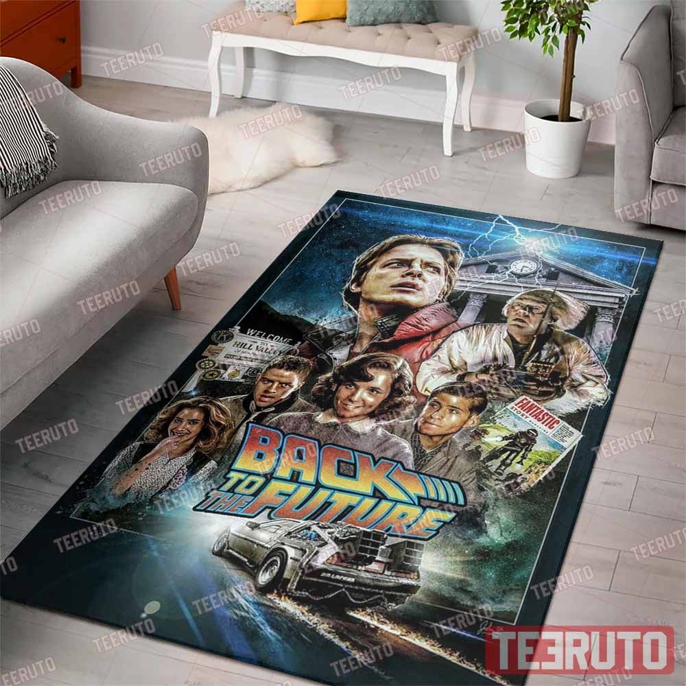 Fantastic Story Back To The Future Rug - Teeruto