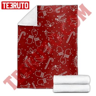 Flannel ‘whimsical Winter’ From The Jingle Bell Christmas Fleece Blanket