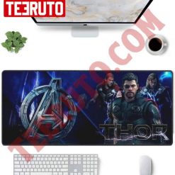 God Of Thunder Thor Marvel Avengers Mousepad