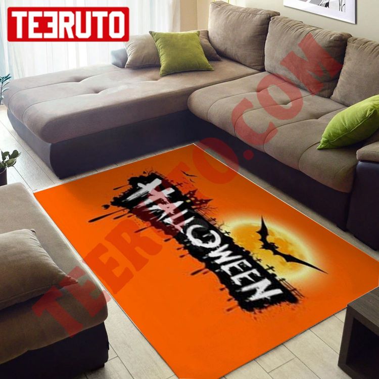 Halloween Welcom Orange Rug