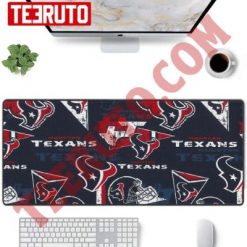 Houston Texans Vintage Retro Print Football Nfl Mouse Pad