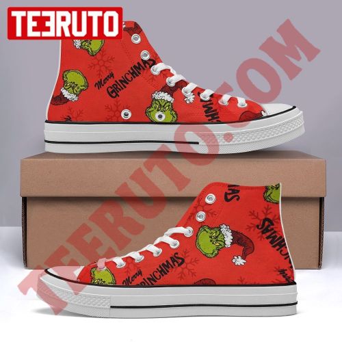 How The Grinch Stole Christmas High Top Retro Shoes