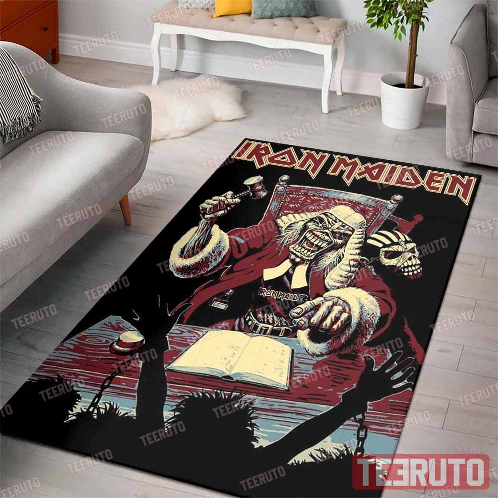 Iron Maiden Merry Christmas Rug