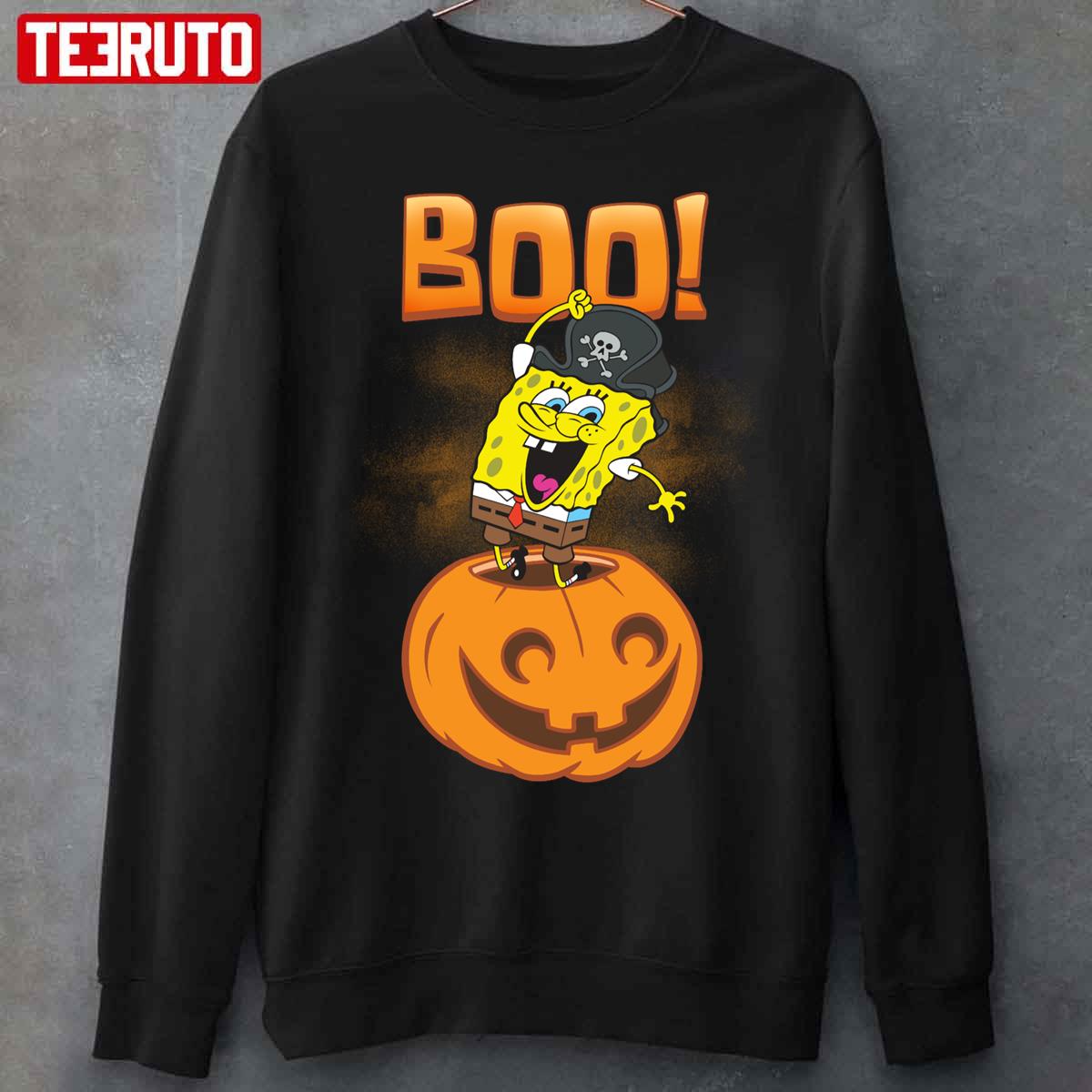 Jack O' Lantern Halloween Spongebob Unisex T-Shirt - Teeruto