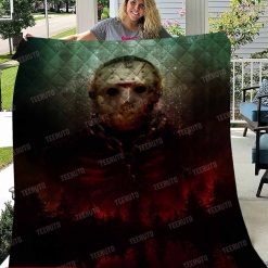 Jason Voorhees Friday The 13th Quilt Blanket