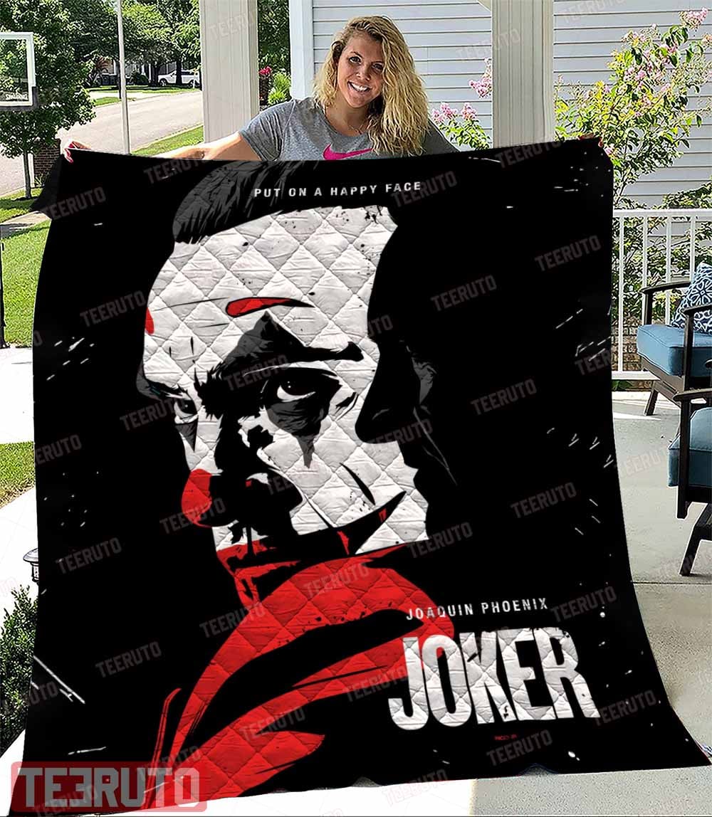 Joaquin Phoenix Joker Quilt Blanket Teeruto