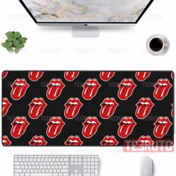 Logo The Rolling Stones Pattern Mouse Mat