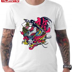Men Samurai Dragon Johnny Silverhand Unisex T-Shirt