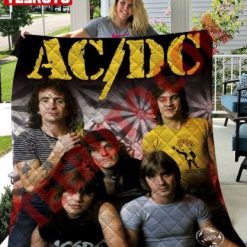 Metal Machine Acdc Quilt Blanket