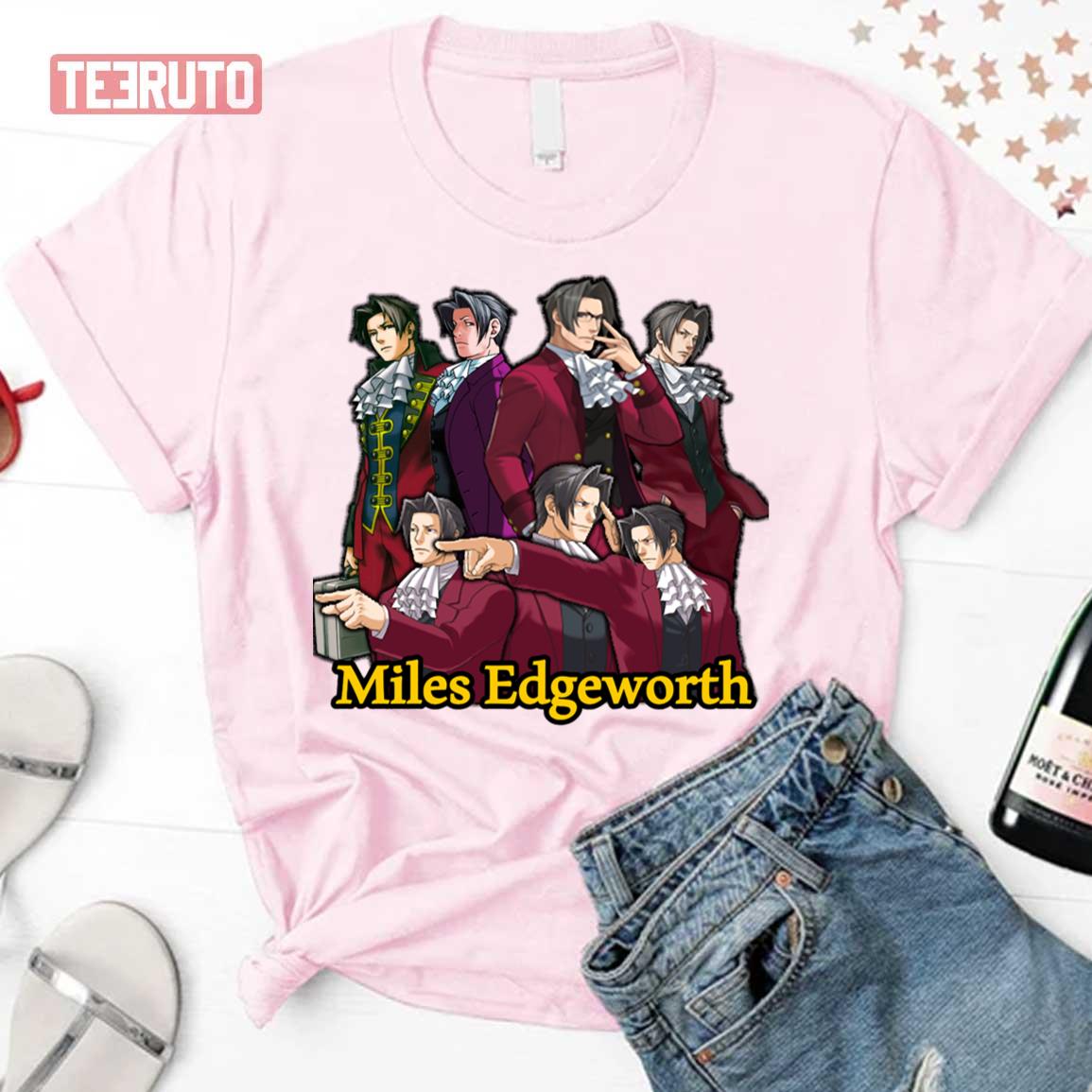 Miles Edgeworth Moods Ace Attorney Unisex T-Shirt