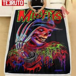 Misfits Nightmare Freddy Elm Street Fleece Blanket