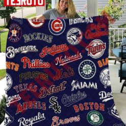 Mlb All Teams Fleece Quilt Blanket