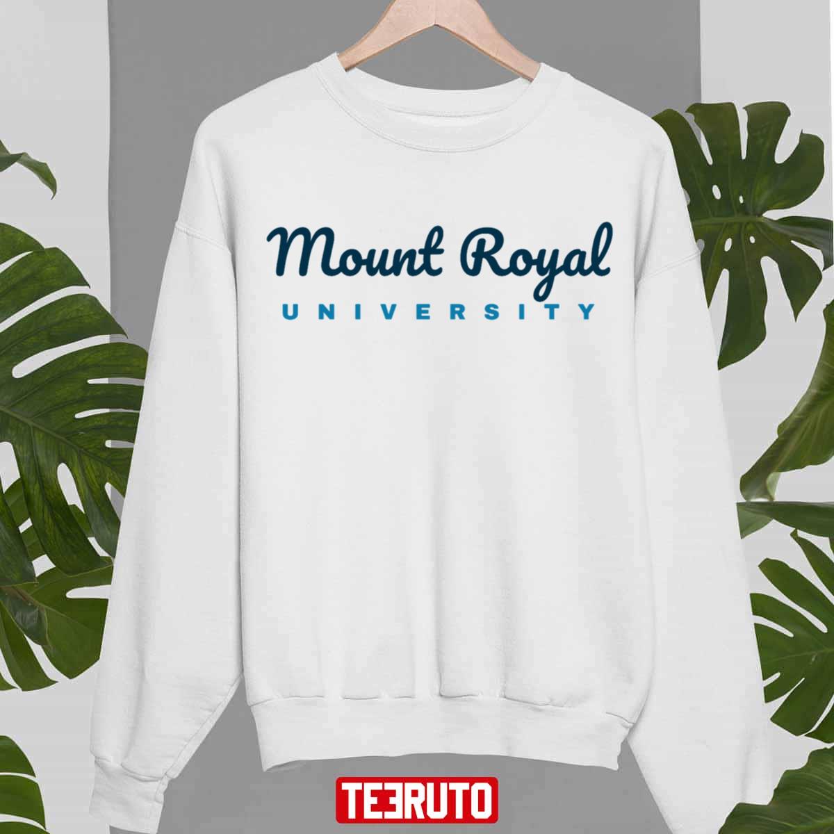Mount Royal University Cursive Large Logo Unisex Sweatshirt