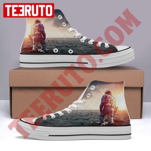 Movie Interstellar The New Planet High Top Retro Shoes