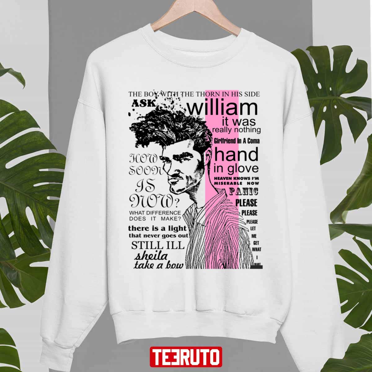 Mozzer William Funny Portrait Unisex Sweatshirt